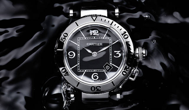 Cartier／Pasha Seatimer Lady｜カルティエ／パシャ シータイマー レディ｜自動巻き SSケース＆ストラップ（ブレスレットにラバーコーティング） 100メートル防水 47万2500円