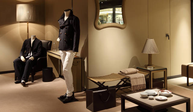 　上海ショップ内観 2階ホームコレクションのコーナー