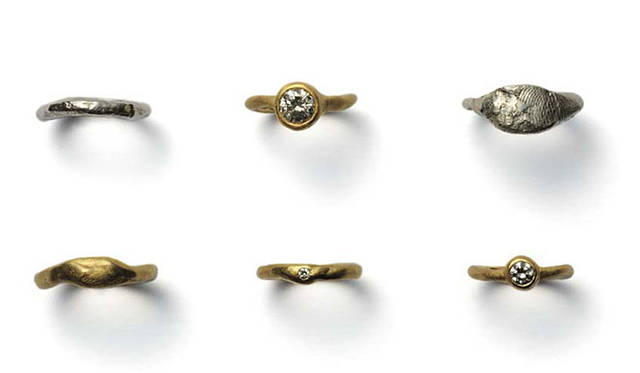 「HABANES HABANERA（ハバネス ハバネラ）」 上段左から／リング4万8000円～、上段右5万3000円～、その他リング ※オーダー