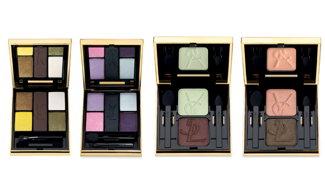 左／＜アイシャドー＞オンブル サンク ルミエール 価格｜各7980円 新色2色（全8色）<br>右／＜アイシャドー＞オンブル デュオ ルミエール 価格｜各5565円 新色2色（全10色）