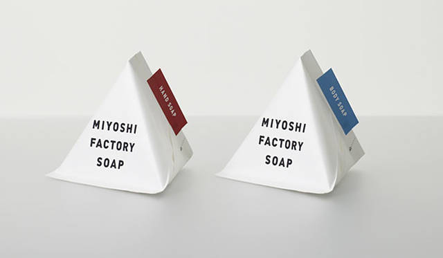 柴田文江デザイン MIYOSHI FACTORY SOAP / 2008 ミヨシ石鹸株式会社（http://www.miyoshi-factorysoap.com/top.html）