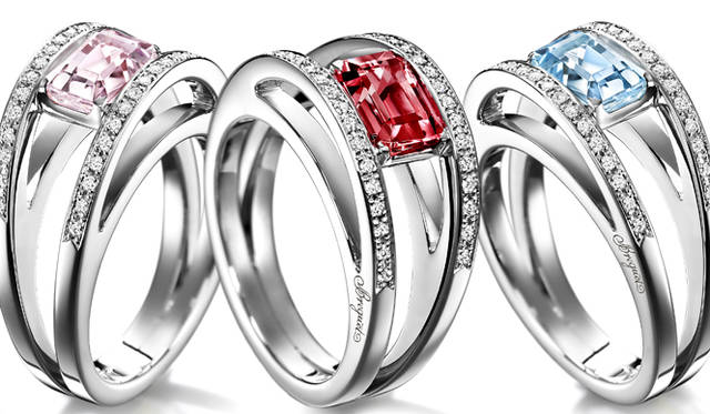 BREGUET｜ブレゲ　リング　：18K ホワイトゴールド、　エメラルドカットアクアマリン （約1.00ct）、　ダイヤモンド TW/IF-VVS 34石<br>他に 18K ローズゴールド、　または 18Kホワイトゴールドで、　アメシスト、　モルガナイト、　ロードライトガーネット、スペッタータイトガーネット