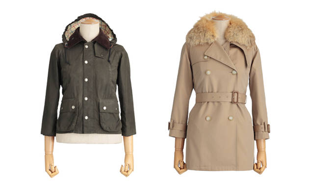左から：<br> 4万7250円　カーキ（ミュージアム フォー シップス）　Material /コットンナイロン　Color /ベージュ、ブラック<br><b>TEEN’S MELLING FUR｜ティーンズメリング ファー</b> 8万9250円　ベージュ（イエナ）　Material /コットンギャバ　Color /ネイビー、ブラック　※ディタッチャブルファー