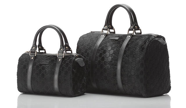 <strong>GUCCI｜グッチ</strong>　左から：「ジョイ」ボストン“ポニーGG” 20万7900円、「ジョイ」ボストン“ポニーGG” 31万800円
