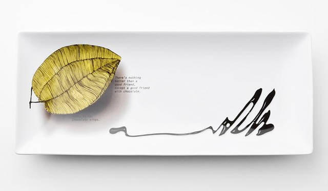 “ixc. COLLEZIONI × Richard Ginori by Front” レクタングラープレート1万4700円