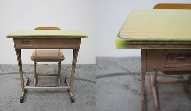 長坂常氏となかむらしゅうへい氏による「FlatProjectシリーズ」から登場したスクールデスク「Flat School Desk」
