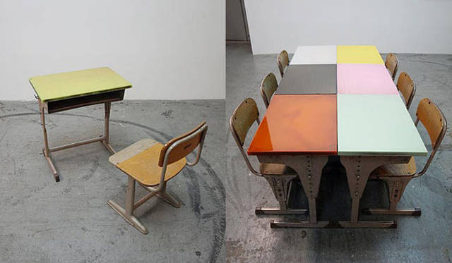 長坂常氏となかむらしゅうへい氏による「FlatProjectシリーズ」から登場したスクールデスク「Flat School Desk」