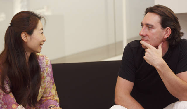 Divine of Creation｜伊藤嶺花さん(左)、グエナエル・ニコラさん(右)