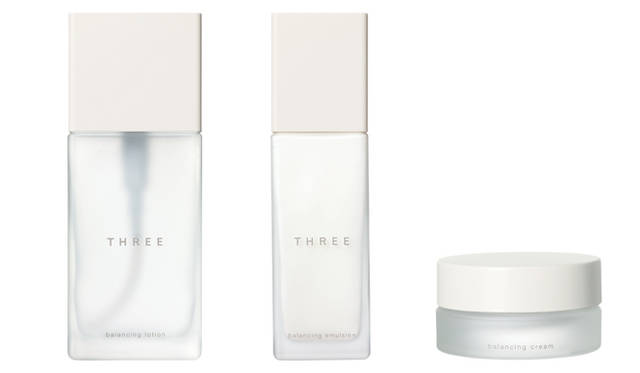 THREE｜バランシング ローション（リフレッシング/エンリッチング）、バランシング エマルジョン（リフレッシング/エンリッチング）、バランシング クリーム（リフレッシング/エンリッチング）