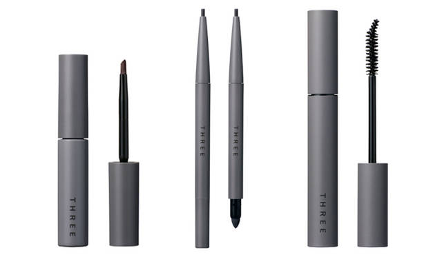 THREE｜インテンス ファイン リクイド アイライナー、インテンス ファイン アイライナー、ナリッシング マスカラ カール ロング