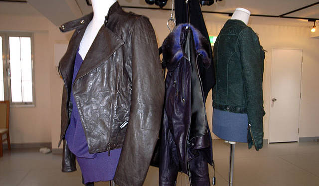 <strong>「MARCO TAGLIAFERRI（マルコ・タリアフェリ）」</strong> 2009-10秋冬コレクション展示会場より