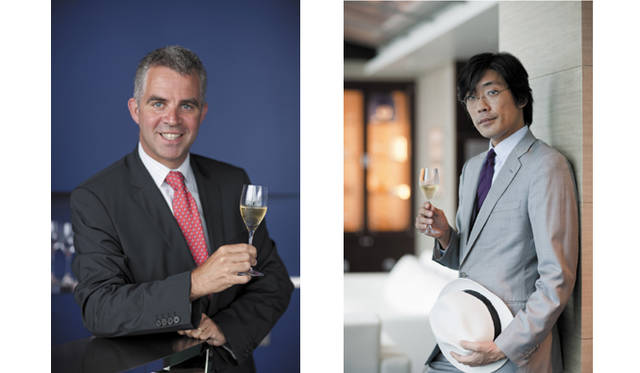 KRUG｜(左)オリヴィエ・クリュッグ氏、(右)松井龍哉氏