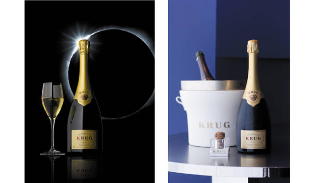 KRUG｜「クリュッグ グランド キュヴェ」は、いくつものベースワイン（原酒）を巧みにアッサンブラージュすることで、毎年変わらぬテイストを提供するマルチヴィンテージのシャンパーニュ。伝統の木樽発酵。昨年は118 種類、今年は86種類のベースワインがアッサンブラージュされた。