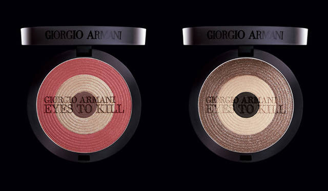 ジョルジオ アルマーニ コスメティックス 「アイズ トゥ キル パレット」 #02 ルージュ アイアン（限定色）、#01 スティール ブラック（限定色）