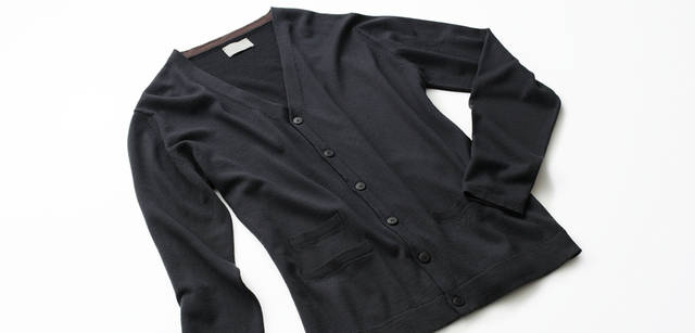 　ジョンスメドレーにスペシャルオーダーしたカーディガン 3万7800円