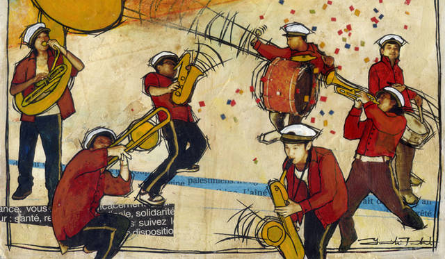 <b>YUSAKU MATSUDA‘SOUL RED’LIVE‘09｜</b>BLACK BOTTOM BRASS BAND Marching