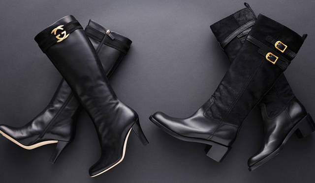 <b>GUCCI｜グッチ</b>　左から：14万9100円（H8.5cm）、30万7650円（H5.0cm）