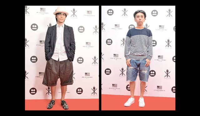 OPENING CEREMONY｜オープニング・セレモニー　左から、　俳優の玉山鉄二、　クリエイターの藤原ヒロシ