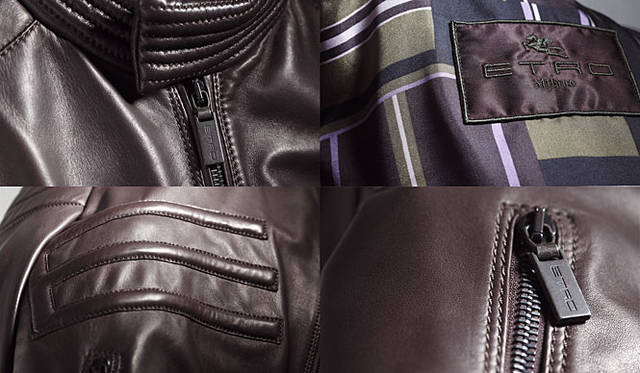 <strong>ETRO│エトロ</strong>　レザーブルゾン33万6000円