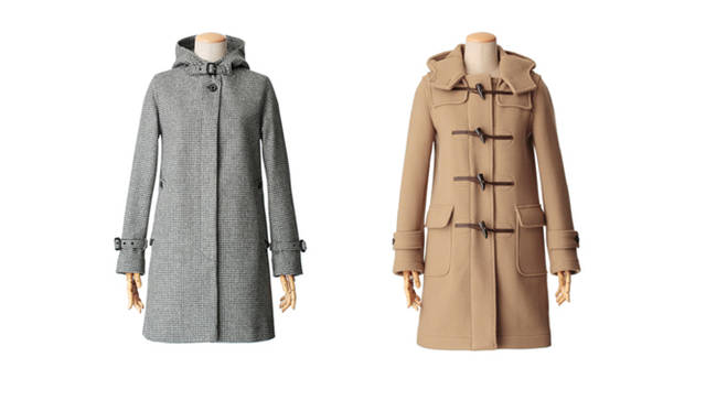 　左から：DELVINE｜デルヴィン（ウール） 11万5500円／エリオポール丸の内（Tel. 03-3287-1522）、WEIR｜ウェイアー（ウール） 11万5500円／ドゥ-ズィエム クラス青山店（Tel. 03-5469-8868）