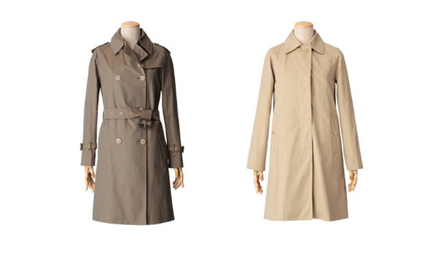 　左から：DOLLAR｜ダラー（コットン） 14万8050円／エリオポール丸の内（Tel. 03-3287-1522）、FARNELL｜ファーネル（コットン） 13万8075円／アパルトモン ドゥーズィエム クラス青山店（Tel. 03-5778-4919）