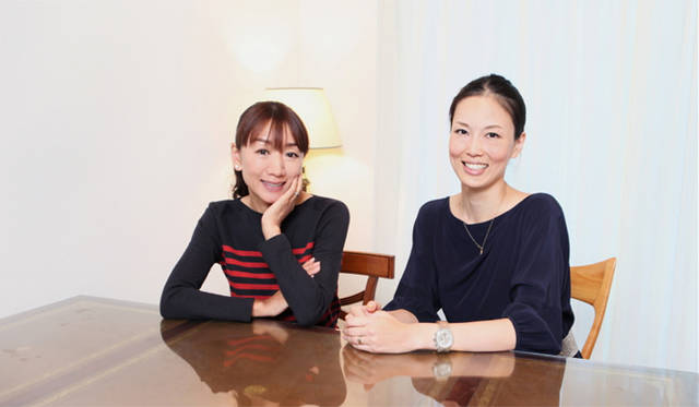 THREE｜スリー　藤原美智子さん(左)、THREE ブランド マネージャー 石川雅子さん(右)