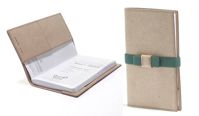 JAM HOME MADE & ready made for more trees│リサイクルレザースケジュール手帳（クオバディス）用カバー