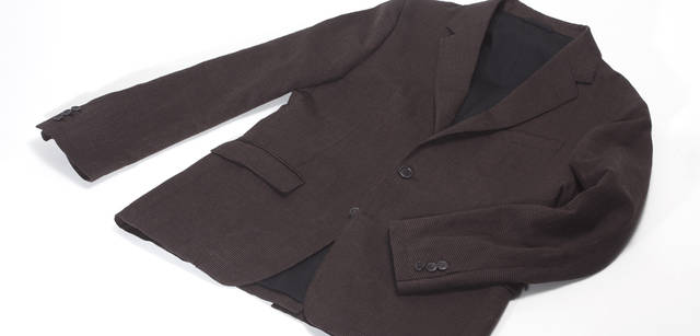 　ブラウン地に濃色チェックが不品なコットンジャケット 5万9850円