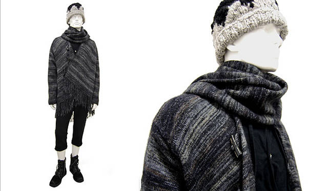 伊勢丹新宿店メンズ館2F 「MEDICOM TOY / OriginalFake / ADAMITE / FABRICK Protégé」<br>ボヘミアンコート5万4600円、シャツ3万5000円、クロップドパンツ2万9400円、ニットキャップ9800円（すべてADAMITE／発売中）