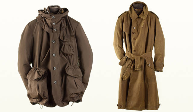 <b>バブアー・ザ・ビーコン・ヘリテージ・リミテッド・バイ・トキト</b>｜<br>左から：ドライビングジャケット、トレンチコート