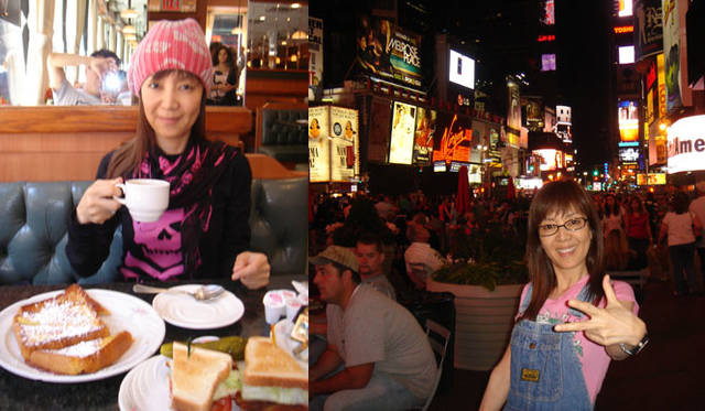 戸田恵子｜左／ブランチはウェリントンホテルの1階にあるいつもよく行くPark coffeeで大好きなフレンチトースト