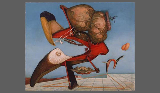 <b>異界の風景 - 東京藝大油画科の現在と美術資料-</b>　杉全直「たかげた」（1949）油彩　芸大美術館収蔵品より