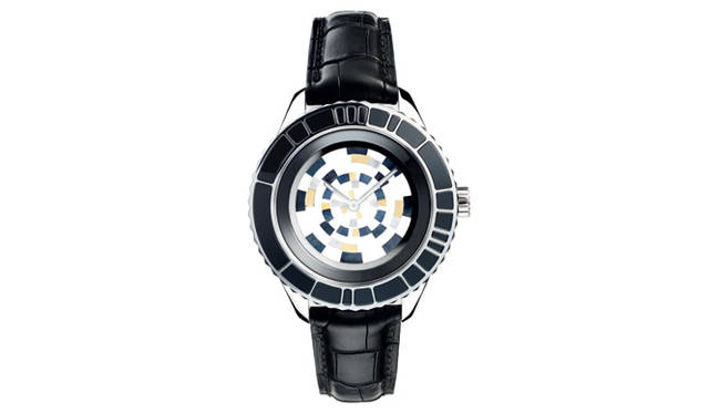 Dior Christal Mystérieuse 44MM｜ディオール クリスタル ミステリューズ 44MM／SSケース＆アリゲーターストラップ×ホワイト＆タヒチマザーオブパール×サファイアクリスタル、世界限定100本、価格未定