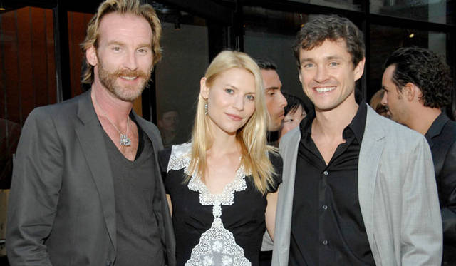 Matin’s Guest。左から、Hair stylistのPeter Butler, ActressのClaire Danes, ActorのHugh Dancy