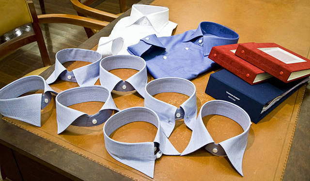 <b>BANEYS NEW YORK│バーニーズ　ニューヨーク</b>　“PATTERN ORDER”シャツ<br>襟型見本