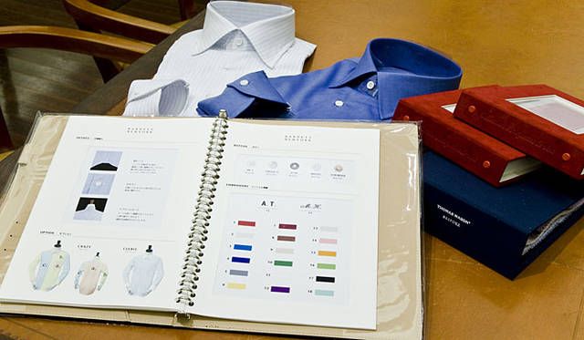 <b>BANEYS NEW YORK│バーニーズ　ニューヨーク</b>　“PATTERN ORDER”シャツ<br>オプション見本