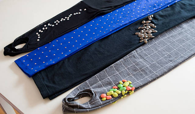 <strong>Lelativement│ルラティブマン</strong>  レギンス 左から、1万6800円、1万2600円、1万6800円、1万6800円