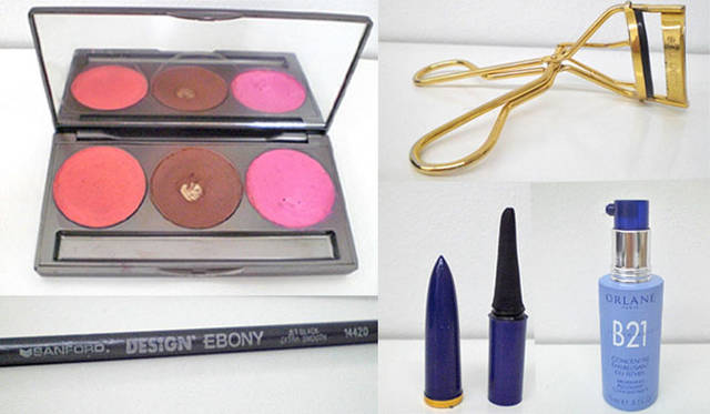 THREE CUSTOM COLOR - CREAM COLOR、Shu Uemura - Eyelash curler 、SANFORD DESIGN EBONY、Black eye liner、ORLANE PARIS B21-BIO-ENERGIC MORNING RECOVERY CONCENTRATE