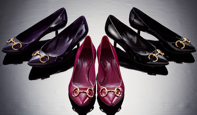 <b>GUCCI｜グッチ</b>　ホースビット パンプス（H3.5cm） 各7万5600円