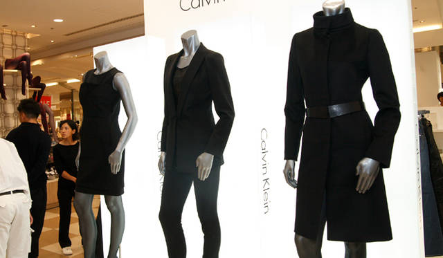 <b>ck Calvin Klein｜ck カルバン・クライン</b>　会場内のディスプレイ
