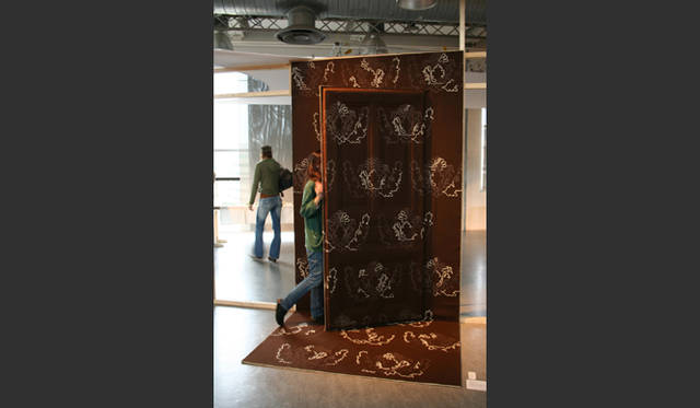 寺山紀彦「door in felt」Design Academy Eindhoven 卒業制作 2006  
