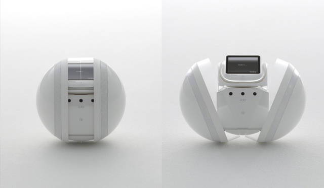 Divine of Creation｜Phone + Robot「Polaris」(2009)　Photo: Masao Okamoto　(c)Flower Robotics,Inc. (c)KDDI