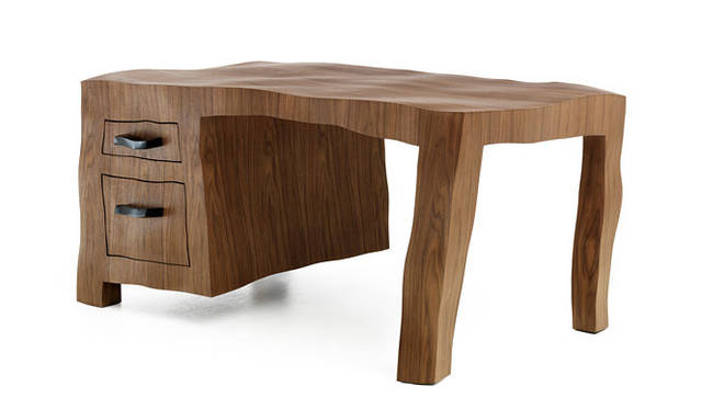 CIBONE / DESIGNTIDE TOKYO 2009｜Sculpt desk Limited Edition of 8 / Maarten Baas<br>photo:Maarten van Houten