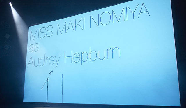 野宮真貴リサイタルvol.3 『Beautiful People』　＜第一部＞　「nonstop to tokyo」　　[Audrey Hepburn／オードリー・ヘプバーン]