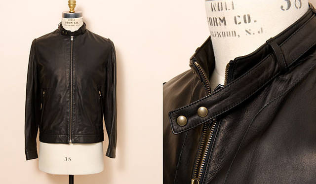 UNITED ARROWS│ユナイテッドアローズ　「QUAI DE VALMY」 バイカーブルゾン 24万1500円