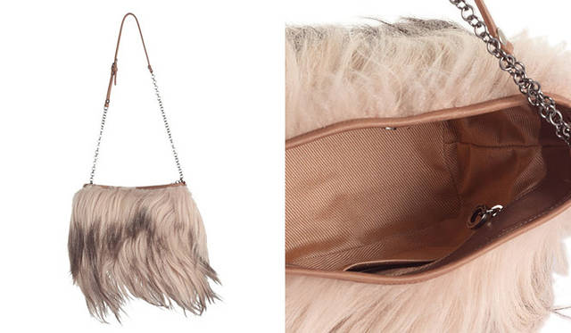 <b>BARNEYS NEW YORK│バーニーズ　ニューヨーク</b><br>『TEE LISA』 ファーバッグ 2万9400円