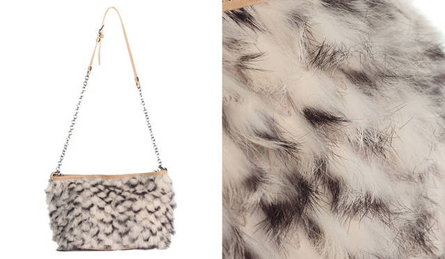 <b>BARNEYS NEW YORK│バーニーズ　ニューヨーク</b><br>『TEE LISA』 ファーバッグ 2万9400円