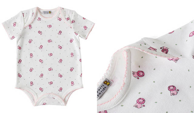 <b>BARNEYS NEW YORK│バーニーズ　ニューヨーク</b><br>バーニーズ　ニューヨーク ベビーコレクション プリントワンジー 3675円