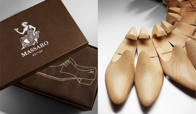 <b>MASSARO｜マサロ</b>　それぞれの靴にはハーフサイズごとに対応しているシューズツリーが付属する。