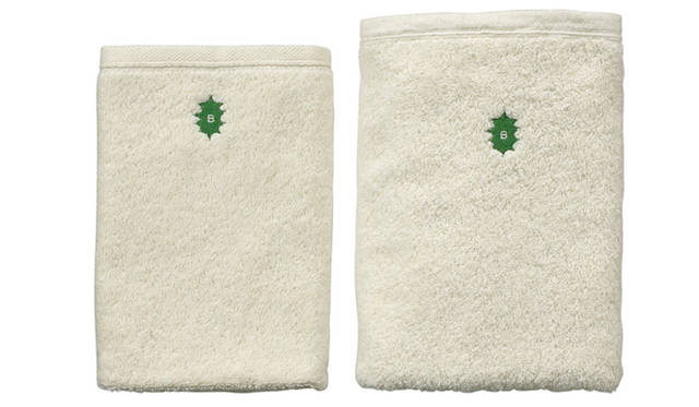 <b>more trees×Botanika ×BARNEYS NEW YORK｜モア・トゥリーズ×ボタニカ×バーニーズ　ニューヨーク</b>　タオル（S)1785円、（L)3150円